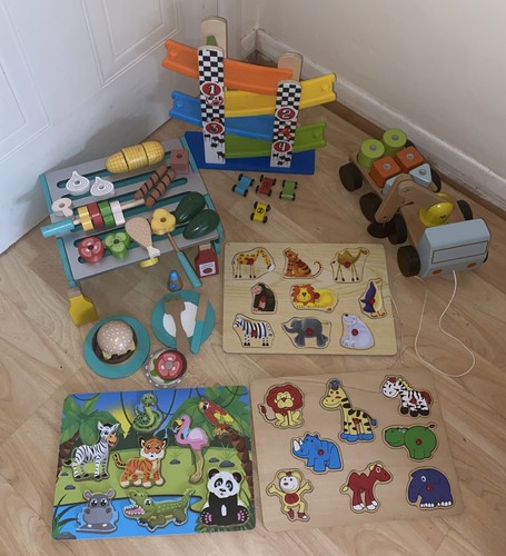 Wooden toy bundle - wooden, click
