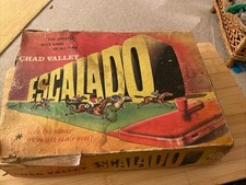 Vintage Early Chad Valley Escalado Horse Racing Game Metal Horses 1950’s