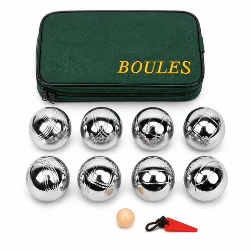 French boules game - french,