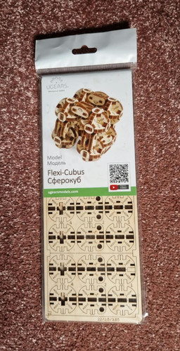 Ugears model kit flexi cubus - model,