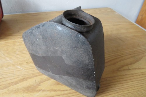 Vintage motorcycle oil - vintage, tank