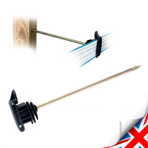 Long electric fence screw - electric, poly