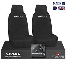 NEW FITS NISSAN NAVARA D40/NP300 SEAT COVERS x 2 ALL YEARS WATERPROOF HEAVY DUTY
