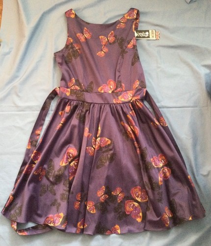 Lady vintage tea dress - vintage, size