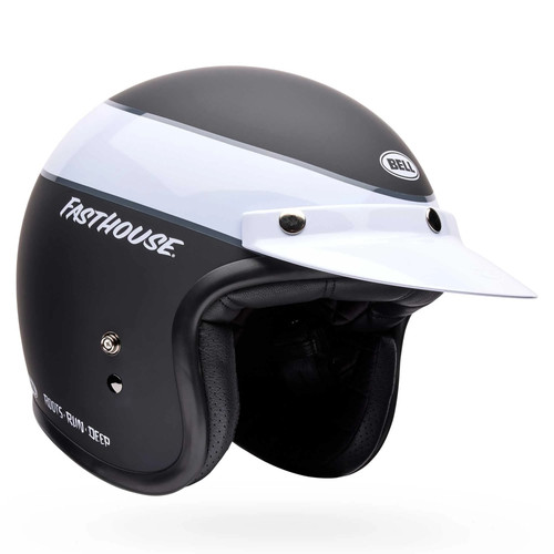 Bell open face helmet custom - open,