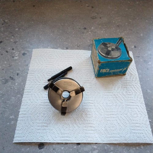 Emco unimat three jaw chuck - three,