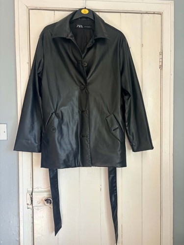 Zara faux leather jacket size - jacket,