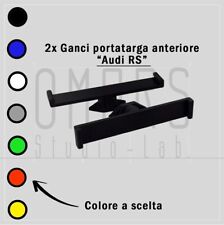 2x Ganci Portatarga Anteriore Audi RS Lupo Arosa Universali Griglia porta targa