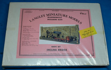 Langley Minature Models Kit Incline Bridge V16 set OO gauge 1/76 scale
