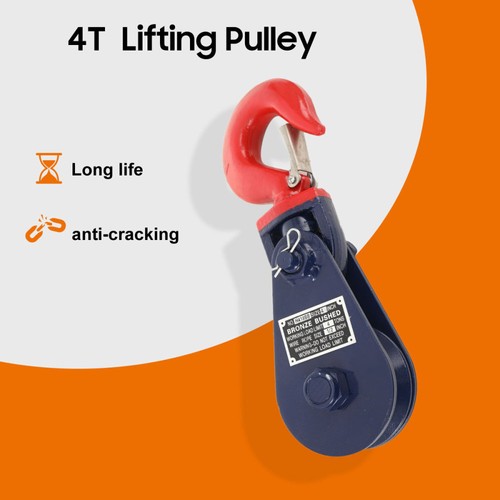 Ton snatch block with hook - ton,