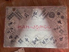 Vintage Chad Valley 1924 MahJongg  Game Set Mahjong Mah-jong. Made In Harborne