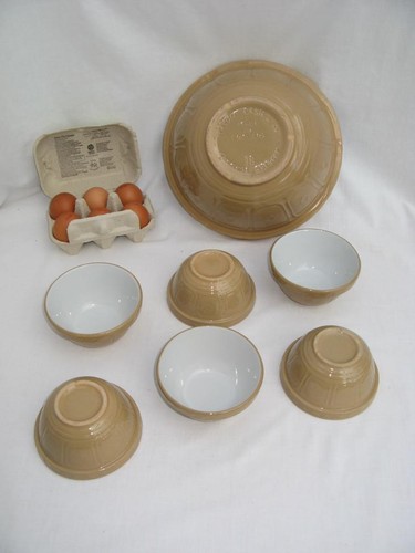 Traditional mixing bowl basin