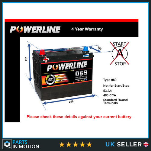 Battery fits ferrari - battery,