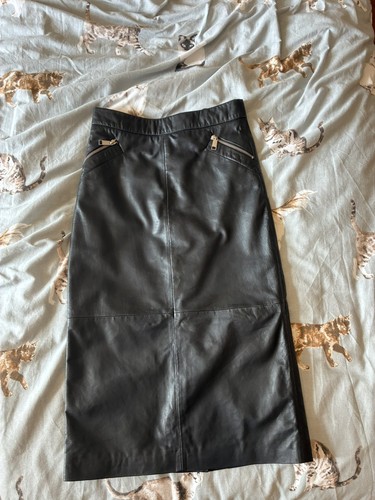 Topshop real leather black - topshop,