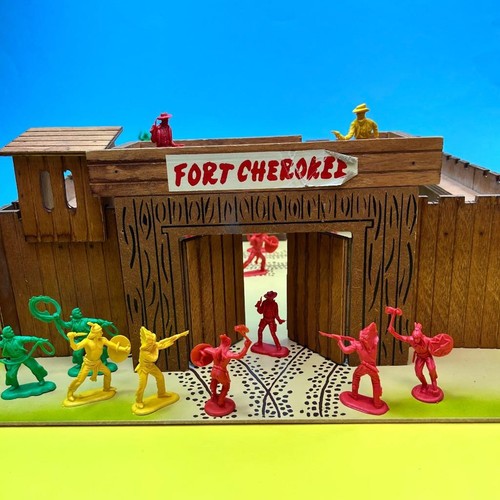 Vintage wild west toy cowboys - wild,
