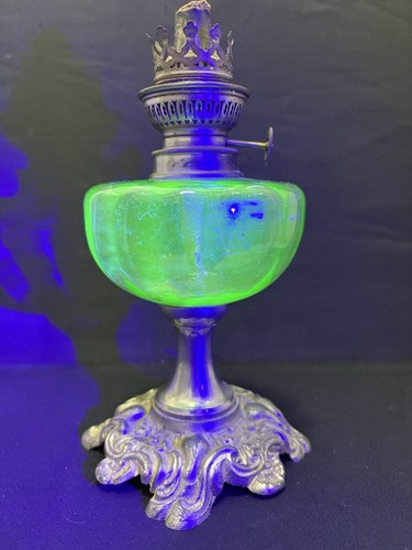 Antique french uranium - french, glass
