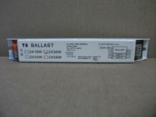 AC 220-240V 2x36W Wide Voltage T8 Electronic Ballast Fluorescent Lamp *