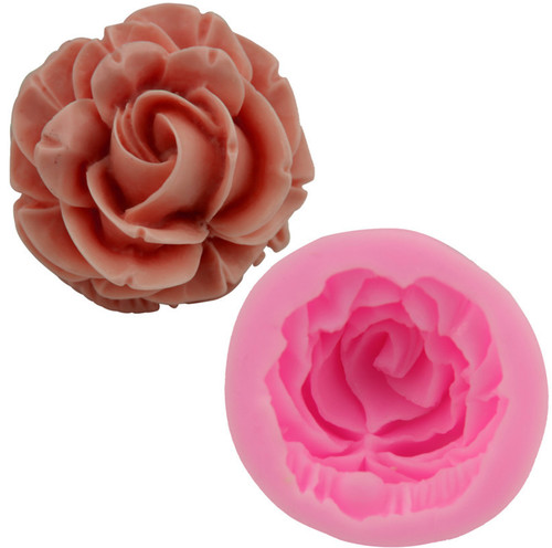 Flower rose silicone - 3d,