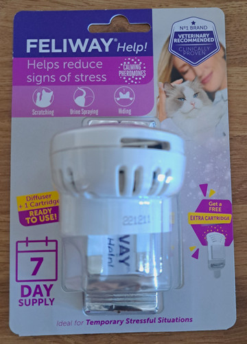 Feliway help cat - help!, stress