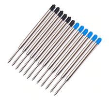 Black Blue & Mixed Parker Ballpoint Pen Refills Compatible Cartridges Medium NIB
