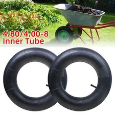 2x Inner Tube 4.00-8 Straight Valve TR13 8 Inch Wheel Barrow Wheelbarrow 4.80x8