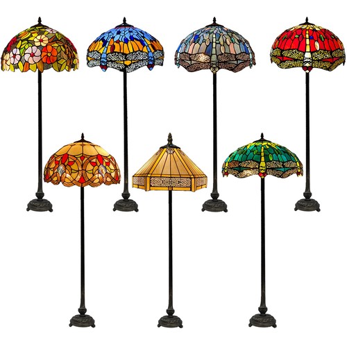 Tiffany floor lamps stained - floor,