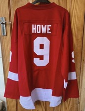 Gordie Howe #9 Detroit Red