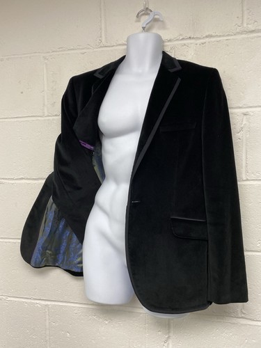 Ted baker black velvet smoking - velvet,