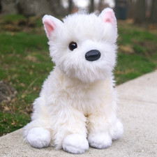 ✤ New DOUGLAS CUDDLE TOYS Stuffed Plush WEST HIGHLAND WHITE TERRIER Westie Dog