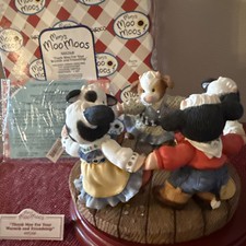 Mary Moo Moos Cow Figurine