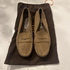Tods Brown Suede Moccasin