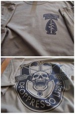 De oppresso liber T-Shirt LARGE Green Berets Spec Forces Ultra Cotton 6oz US TAN
