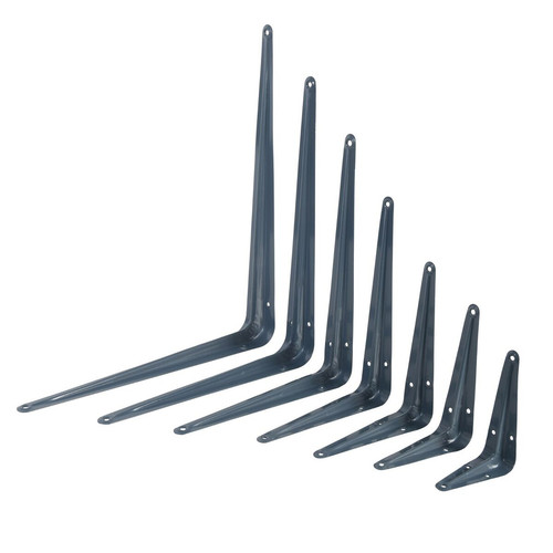 Metal shelf bracket grey - metal,