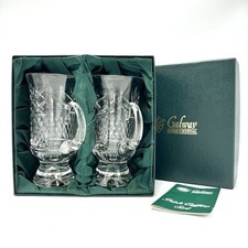 Galway Irish Crystal Set of 2 Irish Coffee Mugs