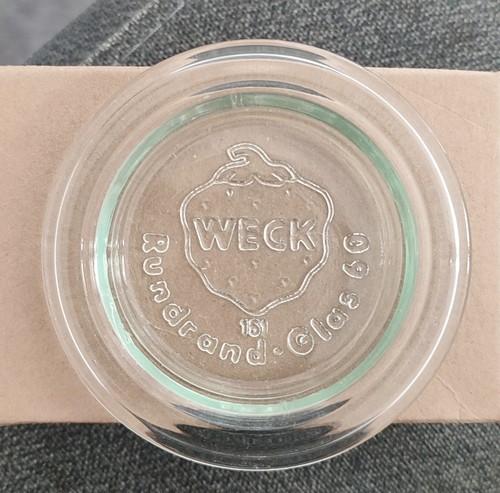 Weck replacement glass jar - glass, lid