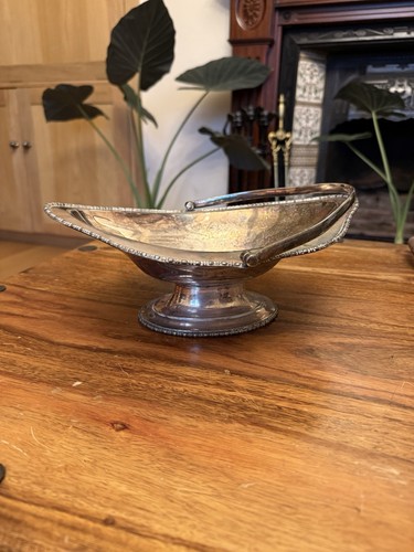 Antique silver plate bonbon - antique,