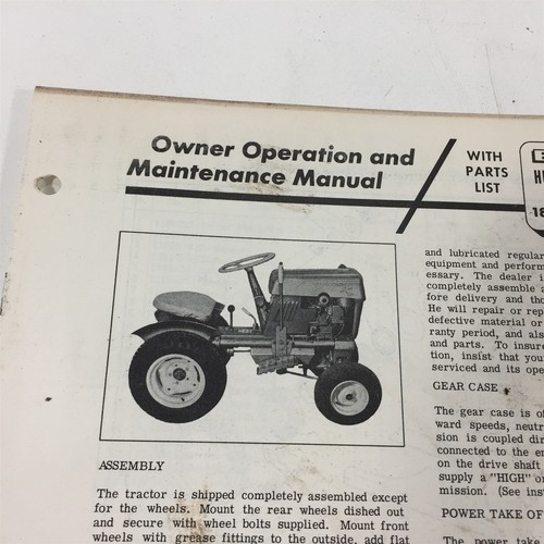 Bolens husky 600 tractor - bolens,