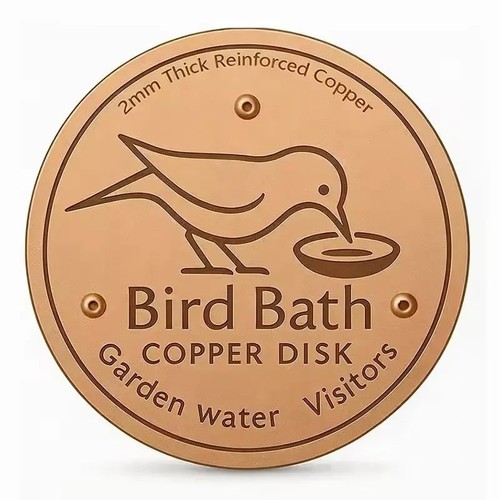 Copper bird bath purification - copper,
