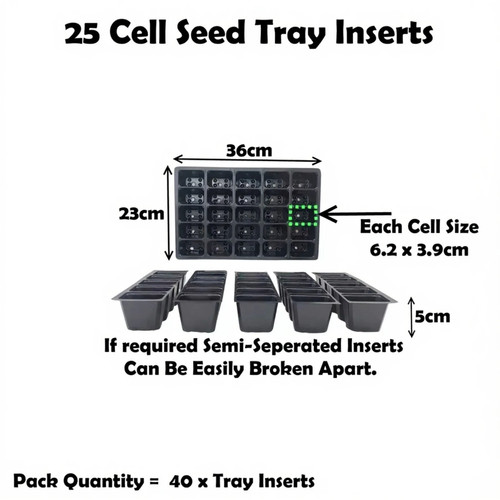 Cell tray inserts full size - inserts,
