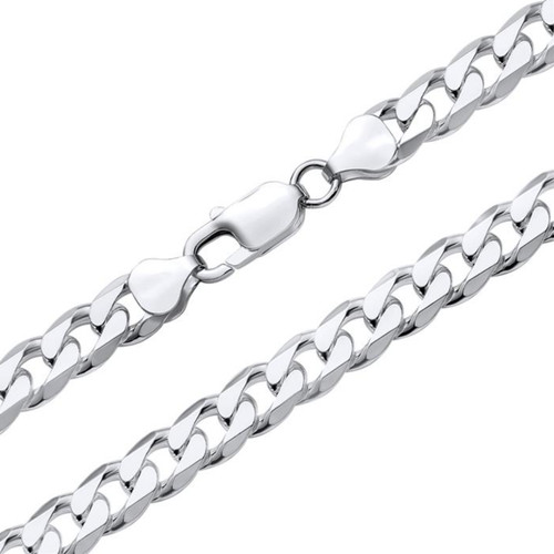 Sterling silver curb chain - sterling,