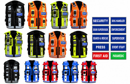 Hiviz security vest - hiviz, dog