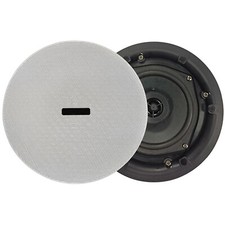 100V RMS 2 Way Ceiling Wall Mount Multi-Tap Slim Profile Speaker Sound System