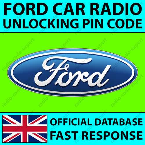 Ford radio pin code unlocking - pin,