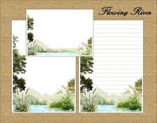 'Flowing River' A5 Writing Paper Sets  - New 2025 Design!