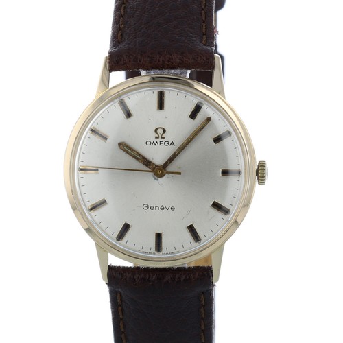 Omega geneve silver dial - omega, mm