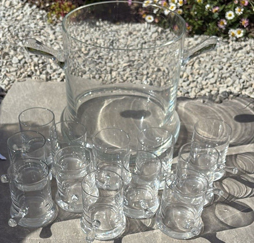 Dartington crystal punch - , bowl