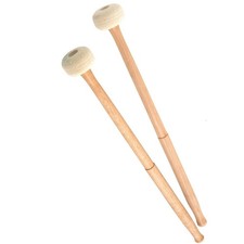 Maple Percussion Mallets Drum Sticks Hard Felt Beater By Chord