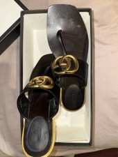 Gucci GG Marmont Thong Sandals