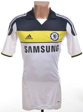 CHELSEA 2011/2012 THIRD FOOTBALL SHIRT ADIDAS M (6) ADULT PLAYER ISSUE TECHFIT