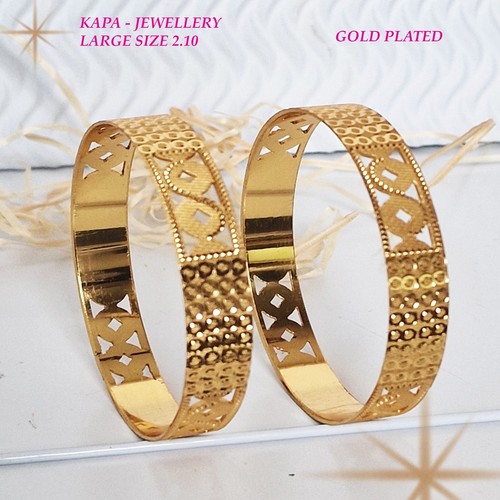 22k gold plated indian - indian, bangles